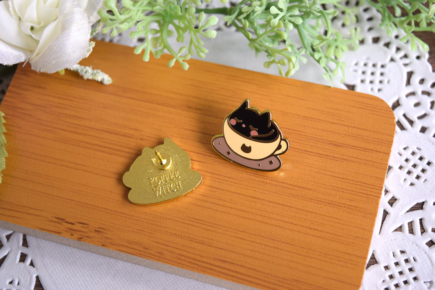 Mini Catpuccino Enamel Pins