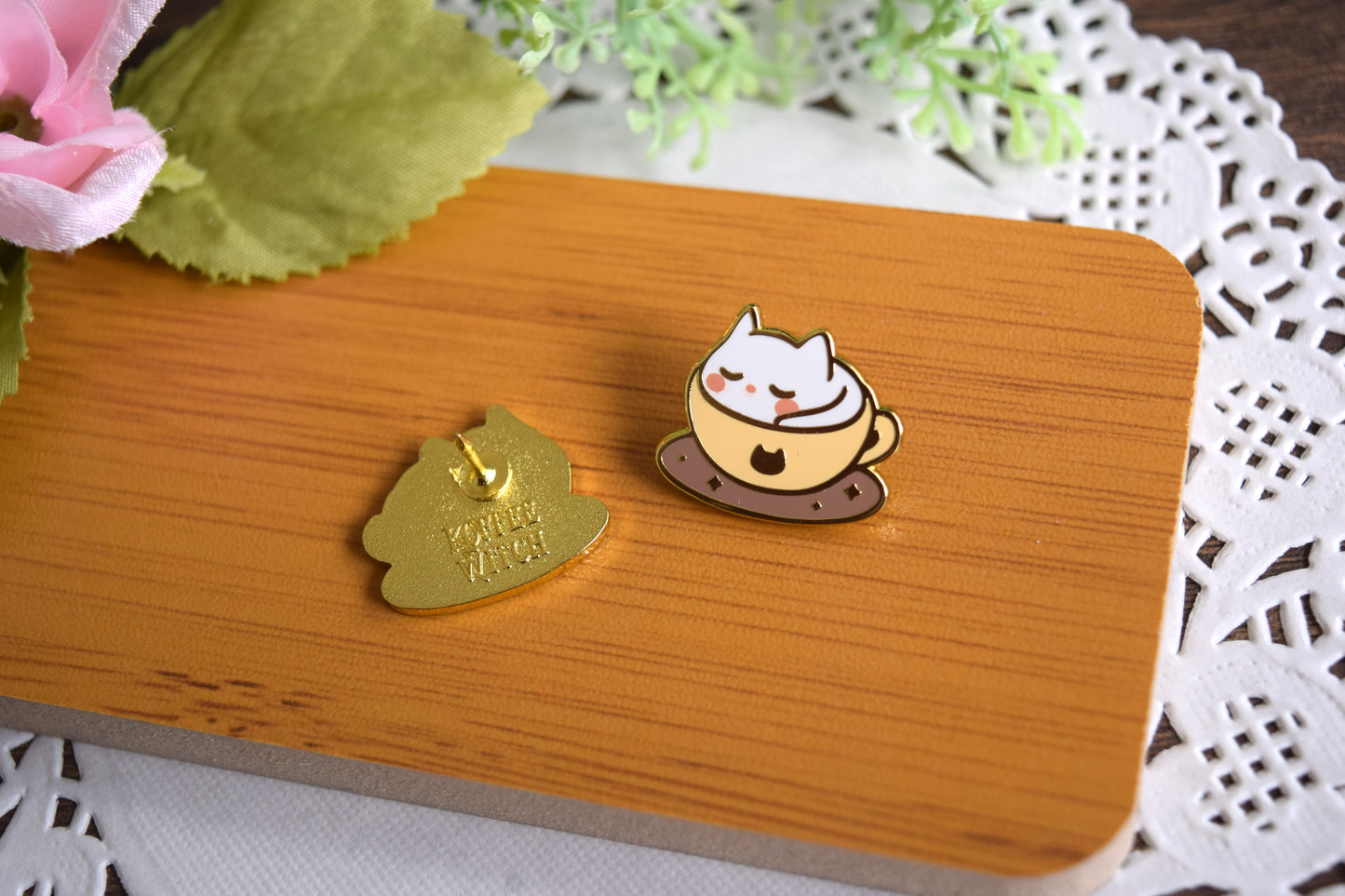 Mini Catpuccino Enamel Pins