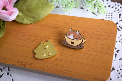 Mini Catpuccino Enamel Pins