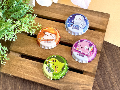 Maplestory Bottle Cap Buttons