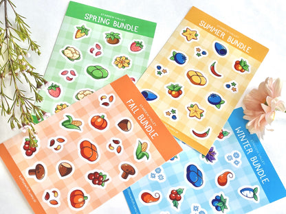 Stardew Valley Season Bundle Stickersheets