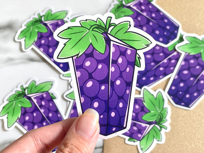 FFXIV Low Poly Grape Stickers