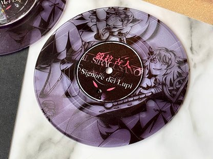 Arknights Siracusa Vinyl Record Coaster