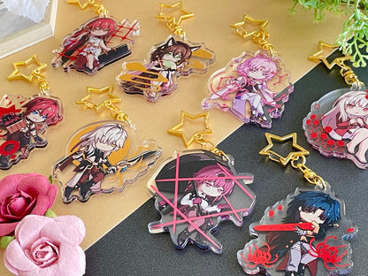 Honkai Star Rail Foil Keychains