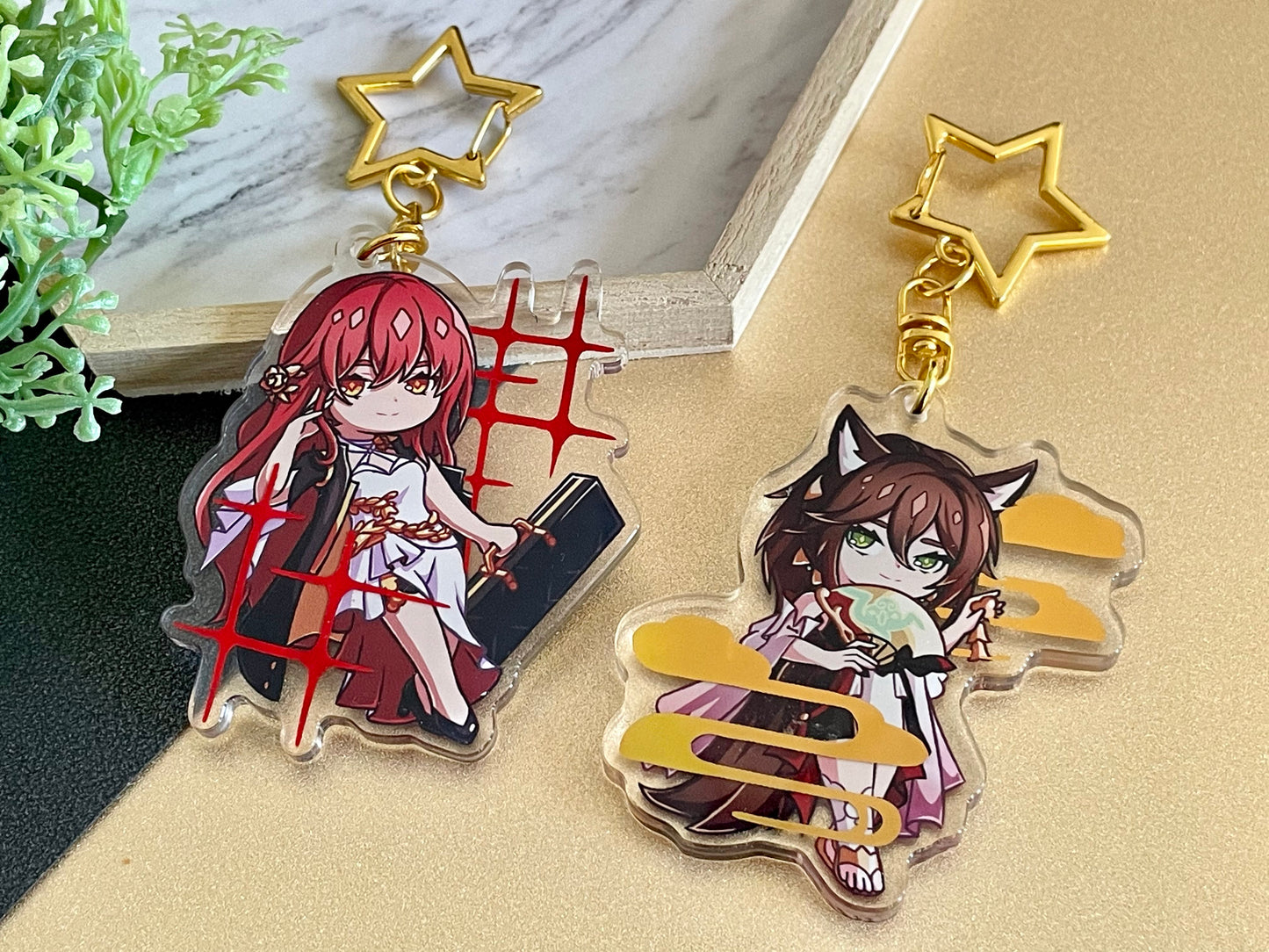 Honkai Star Rail Foil Keychains