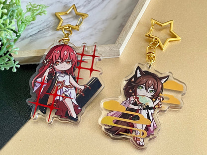 Honkai Star Rail Foil Keychains