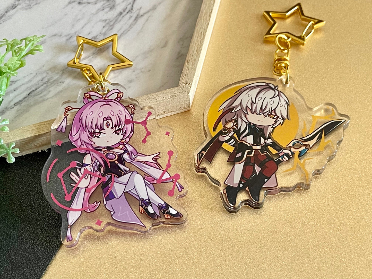 Honkai Star Rail Foil Keychains