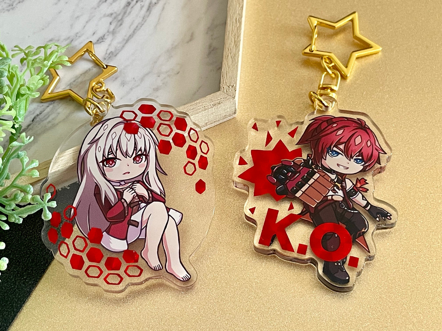 Honkai Star Rail Foil Keychains