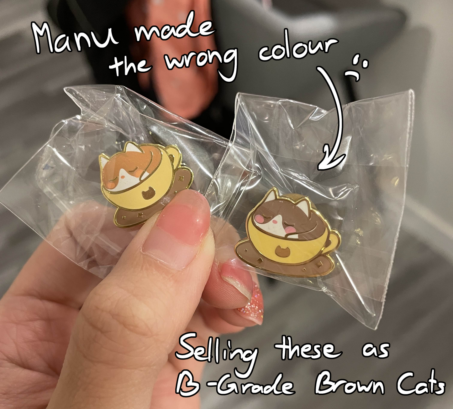 Mini Catpuccino Enamel Pins