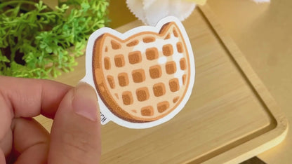 Cat Waffle Stickers